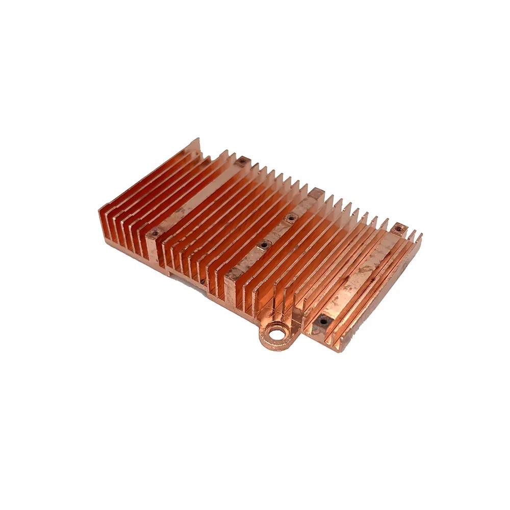 High Quality Aluminum Alloy Heatsink Fin Customized Notebook Copper Heat Pipe Radiator CPU Cooler Fin