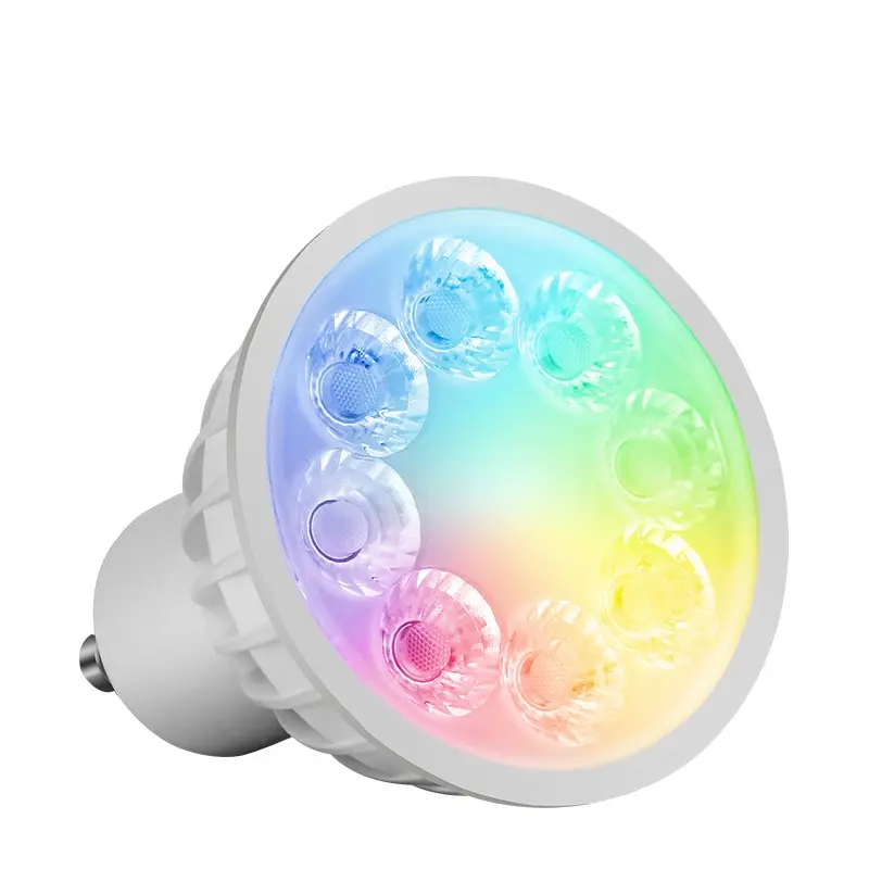 Milight miboxer AC85-265V 4W GU10 RGB + CCT LED Dimmable LED Spotlight Ampoule FUT103 2.4G Sans Fil Télécommande FUT092 FUT089