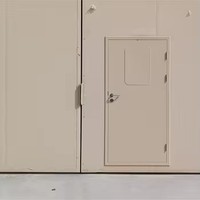 Porte intérieure moderne en acier inoxydable ignifuge avec surface finie pour atelier et hôtel