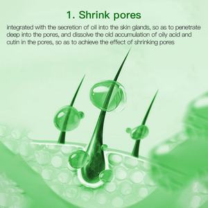 Mascarillas Faciales Hidratantes Antienvejecimiento para el Cuidado de la Piel, Calmantes para el Acné, con Ácido Salicílico, Control de Grasa, en Tabletas de Algodón - Product Image 3