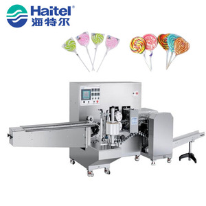 Machine d'emballage automatique électrique à torsion unique pour sucettes plates irrégulières avec film <span class=keywords><strong>plastique</strong></span> pour l'industrie <span class=keywords><strong>alimentaire</strong></span> - Product Image 1