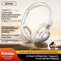 REMAX Headset Nirkabel Open-Style Over-Ear untuk 6.0 dengan Peredam Kebisingan ENC untuk Kompatibilitas Ponsel