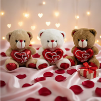 Ours en peluche géant cœur rouge « Love You » – Vente en gros pour la Fête des Mères, cadeau de Saint-Valentin