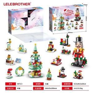 Interessante Natal Building Blocks Árvore de Natal Papai Noel Elk Snowman MOC DIY Modelo Building Block Toy Xmas Gift - Product Image 6