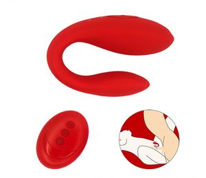 Erotis Wanita telur melompat pasangan berbagi Vibrator pengendali jarak jauh silikon + ABS menggoda indah produk dewasa - Product Image 4