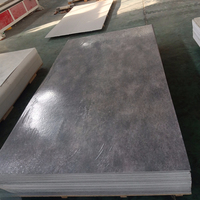 Panel de Pared de PVC al por Mayor, Lámina de PVC con Efecto Mármol UV para Decoración de Paredes y Techos Interiores