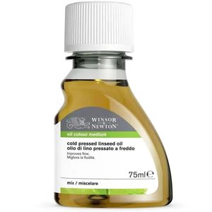 Winsor & Newton 75ml <span class=keywords><strong>huile</strong></span> <span class=keywords><strong>de</strong></span> <span class=keywords><strong>lin</strong></span> pressée à froid support plastique pour peintures acryliques pour <span class=keywords><strong>peinture</strong></span> sur toile <span class=keywords><strong>et</strong></span> papier - Product Image 2