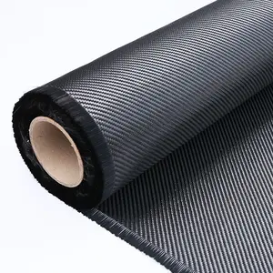 3k240g 0.32mm Plain Carbon Fiber Cloth Construction Reinforcement Industrial Custom Carbon Fiber Fabric