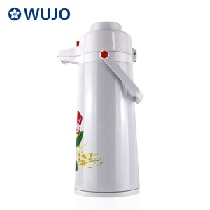 1.9L vidrio forrado termo aeropuerto de la bomba de presión de aire de café térmica jarra de té frasco de vacío - Product Image 2