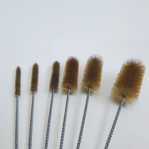 Brosse de <span class=keywords><strong>nettoyage</strong></span> en fil de <span class=keywords><strong>laiton</strong></span> torsadé en spirale pour tubes et chaudières - Product Image 3