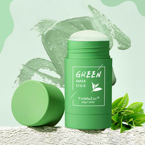 แท่งมาส์กหน้าแบบธรรมชาติ,แท่งมาส์กสีเขียวทำความสะอาดได้ล้ำลึกสำหรับทำโคลนถ่านให้ความชุ่มชื้น - Product Image 1