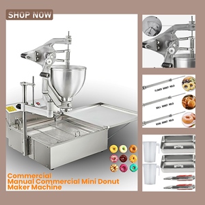 Freidora Comercial Multifuncional de Acero Inoxidable para <span class=keywords><strong>Donuts</strong></span>, Máquina de <span class=keywords><strong>Donuts</strong></span> Automática <span class=keywords><strong>Mini</strong></span> con Certificado CE, Ahorro de Costos - Product Image 2