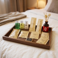 Kit d'articles de toilette jetables personnalisés avec logo pour hôtel, ensemble complet d'accessoires de salle de bain pour hôtels étoilés, fournitures pour voyages