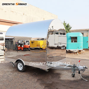 Camion de nourriture mobile en acier inoxydable Oriental Shimao pour café et crème glacée, vente chaude, remorque de stand mobile à acheter - Product Image 6
