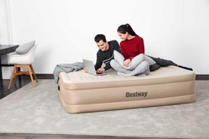 Bestway 69050 <span class=keywords><strong>Fortech</strong></span> Air Matratze Queen mit eingebauter aufblasbarer Luft matratze mit AC-Pumpe - Product Image 3