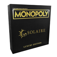 Solaire Deluxe Sur Mesure Monopoly, Jeu de Société de Luxe sous Licence, Cadeau d'Entreprise, Jeu de Table pour Enfants, Événements Scolaires, Hôtels et Restaurants