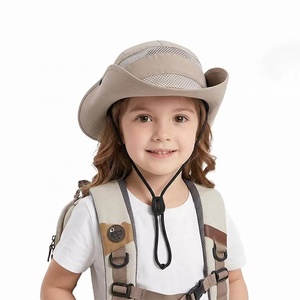 Sombrero de Pescador para Niños, Ala Ancha, Transpirable, para Verano, Playa, Safari, Protección Solar, Modelo B-3977 - Product Image 1