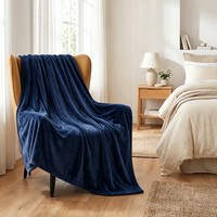 Couverture en flanelle molletonnée avec Logo personnalisé de haute qualité, taille Super confortable pour la maison/