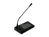 Microphone à écran tactile pour réseau IP, permettant le lancement de pages d'alerte vers une zone individuelle, des zones groupées et toutes les zones