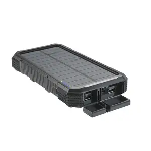 Batterie solaire de 50000mah, 10,000 mah, chargeur sans fil à induction étanche, power bank, 100000