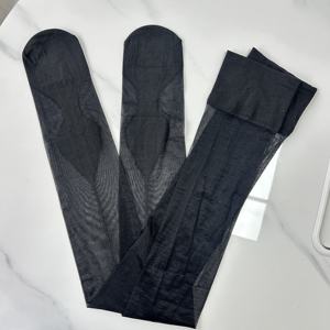 جوارب ضاغطة طويلة للسيدات، جوارب مخططة رقيقة للغاية بكعب كوبي للاستخدام اليومي - Product Image 5