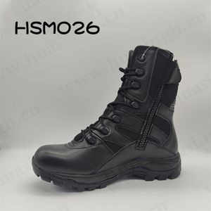 <span class=keywords><strong>WYX</strong></span>, vente chaude bottes tactiques d'entraînement en plein air avec fermeture à glissière latérale anti-dérapant durable PU + semelle extérieure en caoutchouc bottes tactiques HSM026 - Product Image 1