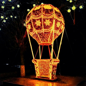 Outdoor Hot Air Balloon Decorative <b>Light</b> for Christmas Street Plaza Park Garden and Commercial Landscape Display - Product Image 1