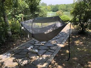 Özelleştirilebilir açık kamp cibinlik hamak sıcak satış yeni stok pürüzsüz pamuk tuval malzeme - Product Image 4