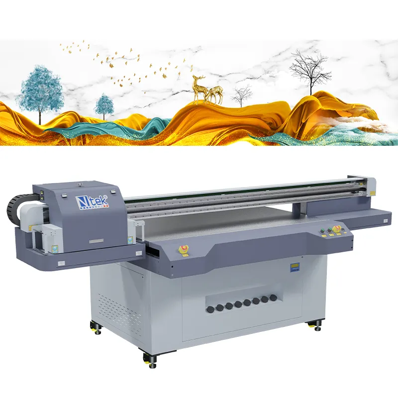 Printer Flatbed Uv Digital 160X100Cm dengan Mesin Cetak Uv YC1610 Produsen Pernis