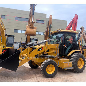 เครื่องจักรสร้างระบบขับเคลื่อน4*4รถตัก Cat420F2 420F หนอนผีเสื้อเกือบใหม่ - Product Image 3