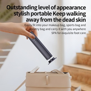 Portable Electric Foot Scrubber Set Adjustable Stainless Steel Callus Remover with Charging Base for Manicure Pedicure - Product Image 3