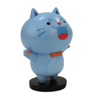 Estatuas de gato de interior divertidas personalizadas, adornos de animales de plástico hechos a mano para el hogar, regalos para niños, decoraciones de Navidad, cumpleaños, coche, figura de animal
