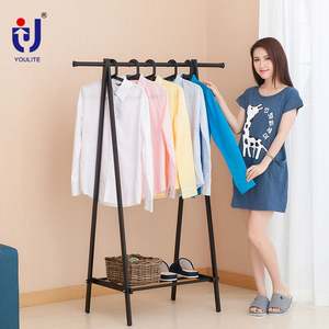 منظم ملابس معدني من النوع القائم بسمعة صلبة قابل للطي لتركيب خط الملابس - Product Image 2