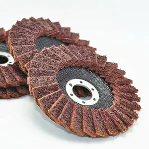 4-1/2" * 7/8" 115*22mm Abrasives Surface Conditioning Grinding Wheel Non-woven Flap Disc For Metal Grinding