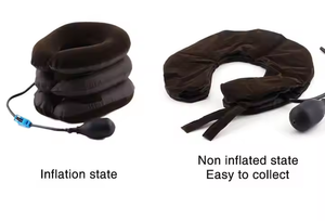 Productos más vendidos 2025 Dispositivo de tracción del cuello Camilla de cuello cervical Relajante Camilla de cuello inflable ajustable - Product Image 3