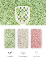 Litière pour chat en boules de bentonite et tofu biodégradable, écologique, 0,5-4 mm, parfumée, 99 % sans poussière, contrôle des odeurs, agglomération rapide