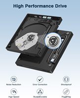 Unidad de Blu-Ray Externa 7 en 1, USB 3.0, Tipo-C, Lector/Grabador de Tarjetas SD/TF, Compatible con Discos de 100G, para Windows, Mac, Linux, Laptop y Computadora de Escritorio