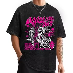 T-shirt personnalisé pour homme en coton uni de haute qualité, imprimé avec un logo vintage, fabriqué par un fabricant - Product Image 4