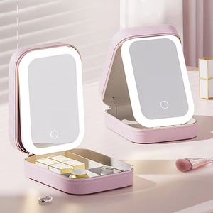 กล่องแต่งหน้าไร้สายขนาดเล็กพร้อมไฟสำหรับเครื่องสำอางผู้หญิง รุ่น Mirror Smart Home Product - Product Image 2