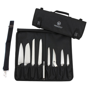 Bolsa <span class=keywords><strong>de</strong></span> nailon personalizada para <span class=keywords><strong>cuchillos</strong></span>, portátil, 8 bolsillos, cuchillo <span class=keywords><strong>de</strong></span> <span class=keywords><strong>chef</strong></span>, estuche enrollable, soporte OEM/ODM - Product Image 2