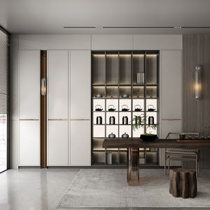 4 porte in legno moderno turco minimalista personalizzato coppia bambino tessuto guardaroba vestiti camera da letto disegni - Product Image 4