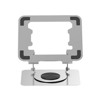 Support de Rehausseur d'Ordinateur Portable Pliable en Métal Rotation à 360 Degrés Support d'Ordinateur Portable Réglable pour Bureau