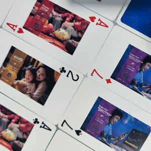 Gemini trứng Poker thẻ trò chơi tùy chỉnh nhập khẩu Đức lõi đen hai mặt giấy dập nổi cho heidelberg in màu đặc biệt - Product Image 3