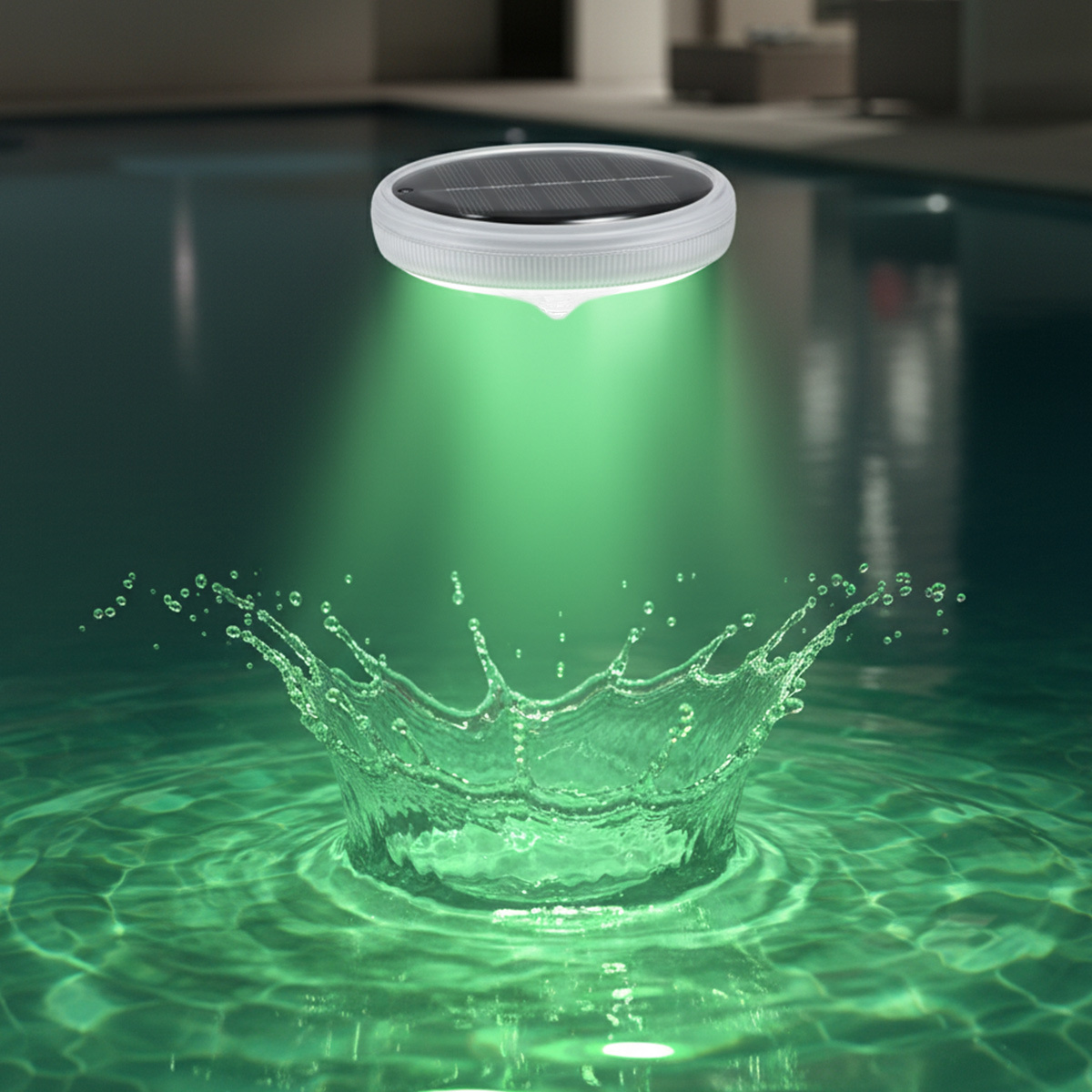Smart Solar Floating Pool Light Auto On/Off IP67 Waterproof RGB Color Changing Garden Decoration Plastic