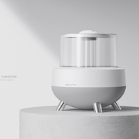 Nouveau 2025 – Mini humidificateur ultrasonique électrique de 2,0 litres, design mignon, veilleuse à changement de couleur, idéal pour la maison et l'hôtel, garantie 1 an