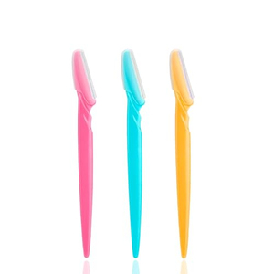 Lot de trois ciseaux de précision pour sourcils, couteaux de rasage tranchants, outils de toilettage des sourcils, vente en gros usine - Product Image 1