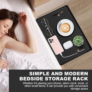 Étagères latérales pour lits superposés, supports <span class=keywords><strong>de</strong></span> rangement <span class=keywords><strong>de</strong></span> chevet à clipser, organisateur <span class=keywords><strong>de</strong></span> plateau pour tête <span class=keywords><strong>de</strong></span> <span class=keywords><strong>lit</strong></span> Articles essentiels pour les dortoirs d'université - Product Image 2