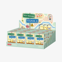 Authentique POP MART mini DUCKOO Citywalk Blind Box Style Confirmé Figurine Canard Mignon Décoration de Bureau Jouet d'Art de Collection