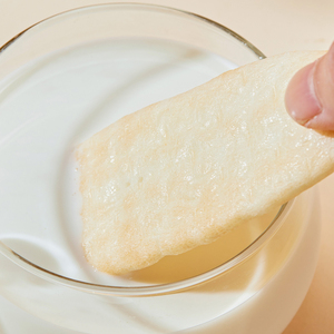 Prix direct usine OEM Snacks pour bébés : Biscuits de riz au goût sucré, garniture à la jus de poire, texture semi-molle, snacks céréaliers coréens - Product Image 3