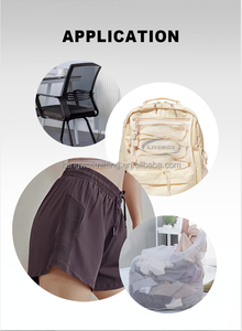 Double-layer <strong>Net</strong> <strong>Fabric</strong> with Hard <strong>Net</strong> Yarn Elastic Hexagonal Polyester Mesh <strong>Fabric</strong> Suitable for Tent Laundry Bag Inner <strong>Fabric</strong> - Product Image 5